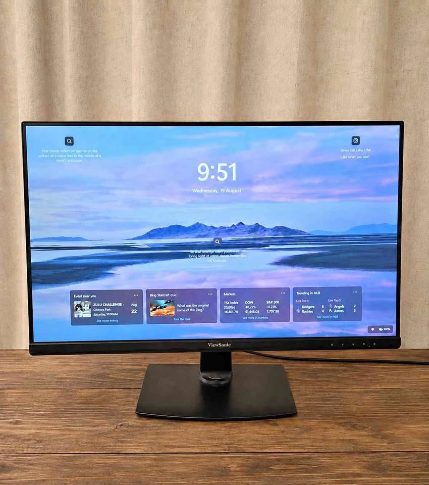 ViewSonic 27” IPS Monitor, 1080p, 100Hz
