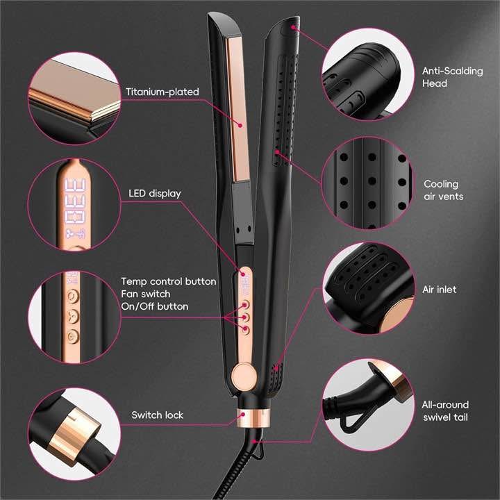 SKIMI Airflow Styler Flat Iron Hair Straightener - photo 2