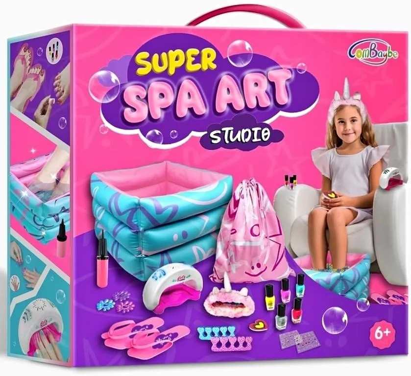 SEALED-Kids Spa Kit for Girls Toy - Nail Polish Set thumbnail