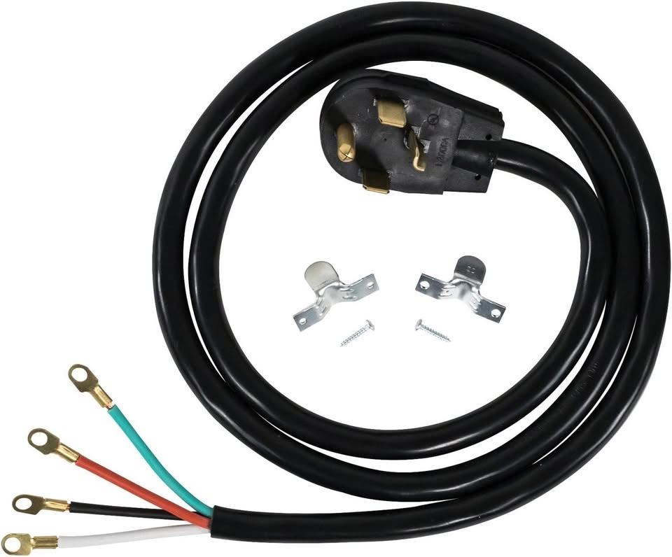 Certified Appliance 30-Amp Power Cord, 4 Prong Dryer Cord - photo 3