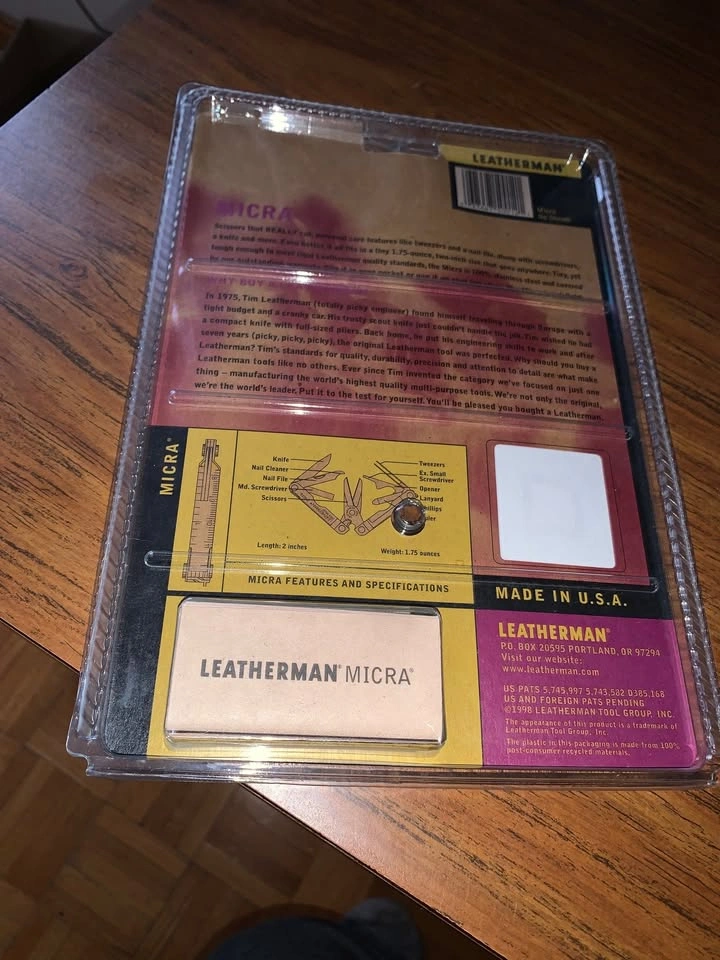 LEATHERMAN MICRA STAINLESS BLISTER - photo 2