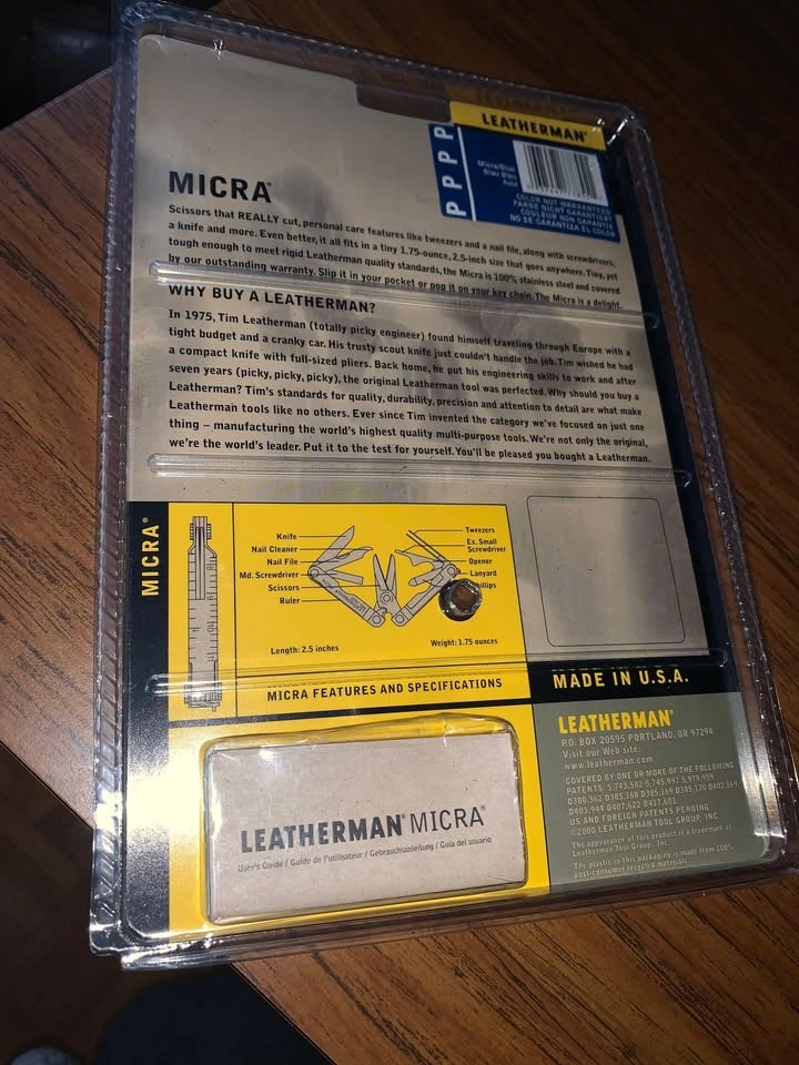 LEATHERMAN MICRA BLUE - photo 2