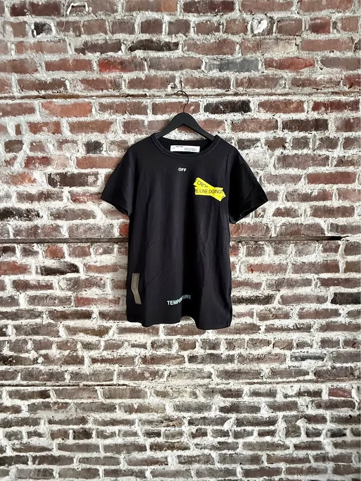 Off-White Black Firetape SS2018