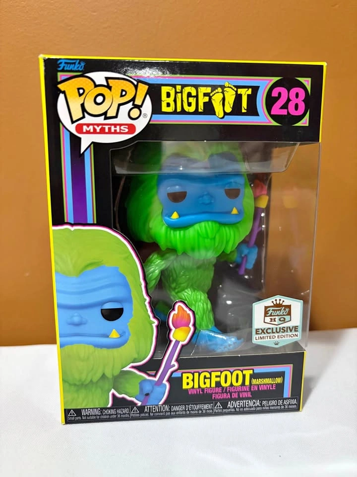 Bigfoot (Marshmallow) (Blacklight) Funko Pop! #28 - Funko HQ Exc