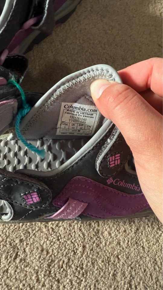 Columbia Purple and Grey Sport Sandals - photo 5