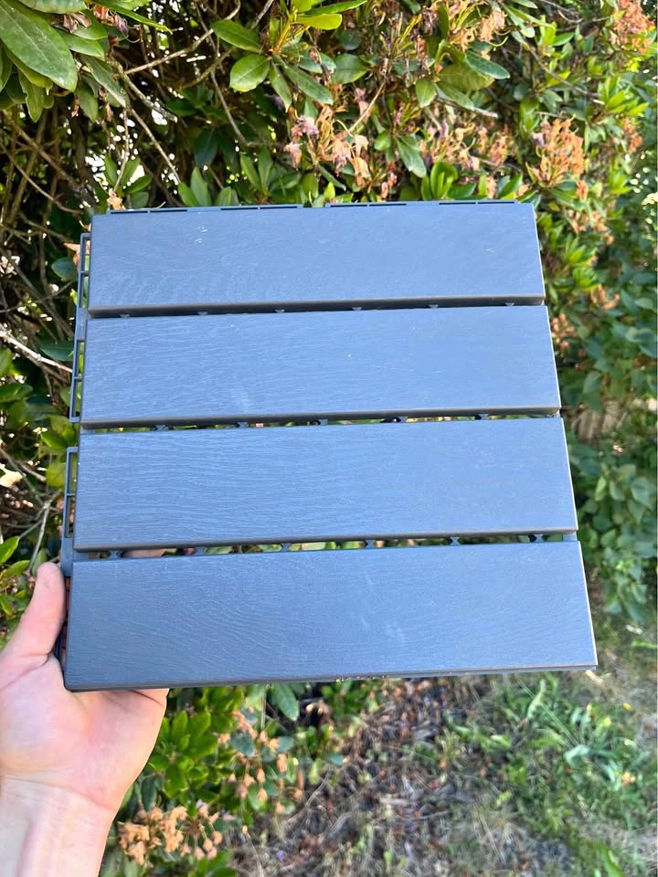 (can deliver) IKEA RUNNEN Deck Tiles – Dark Grey
