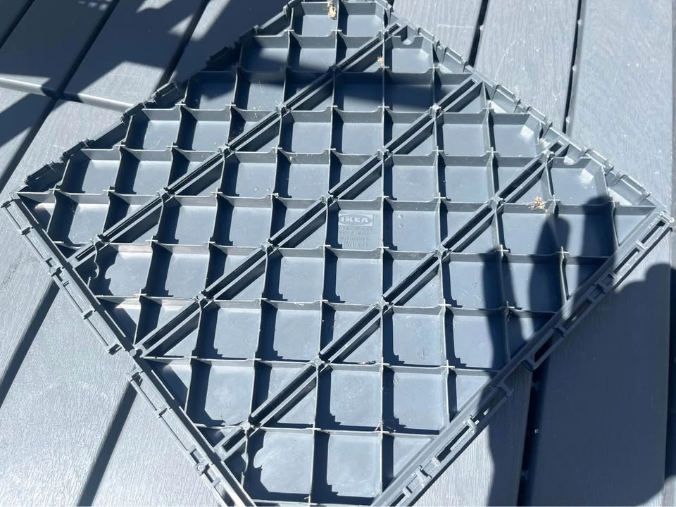 (can deliver) IKEA RUNNEN Deck Tiles – Dark Grey - photo 3