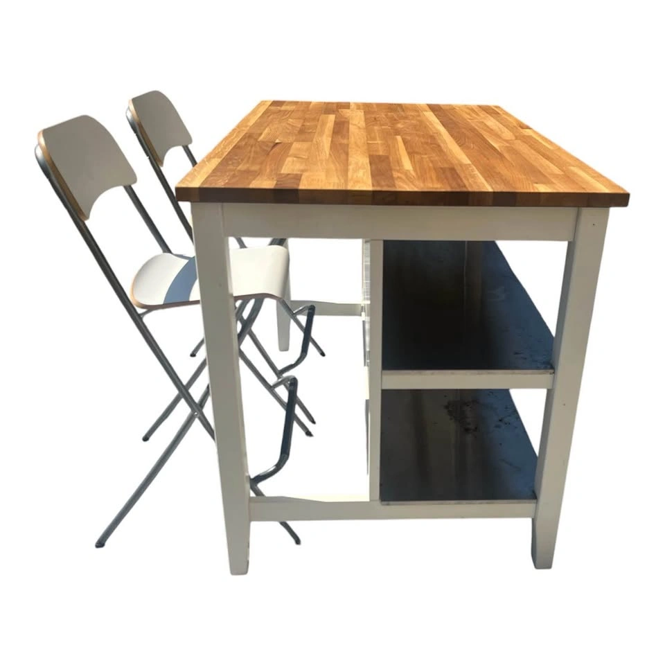 (can deliver) IKEA STENSTORP Kitchen Island - White - photo 2