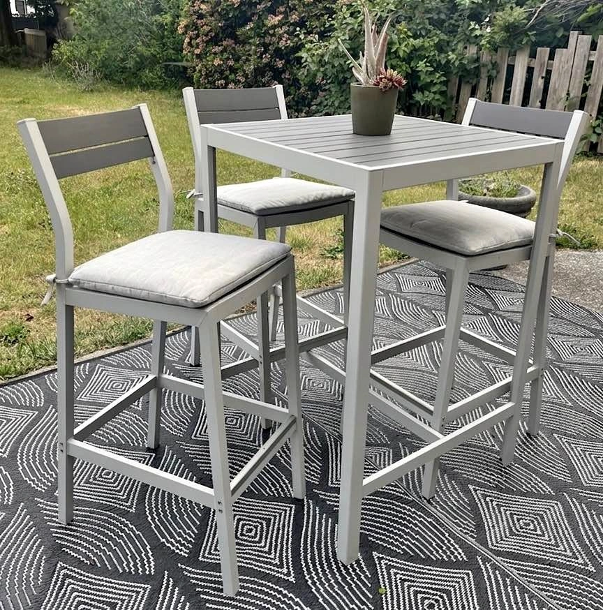IKEA SJÄLLAND Bar Patio Set + 3 Cushions