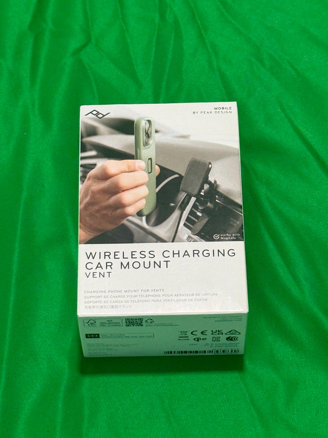 Peak Design Mobile Car Vent Mount, Qi1 Wireless Charging - photo 2