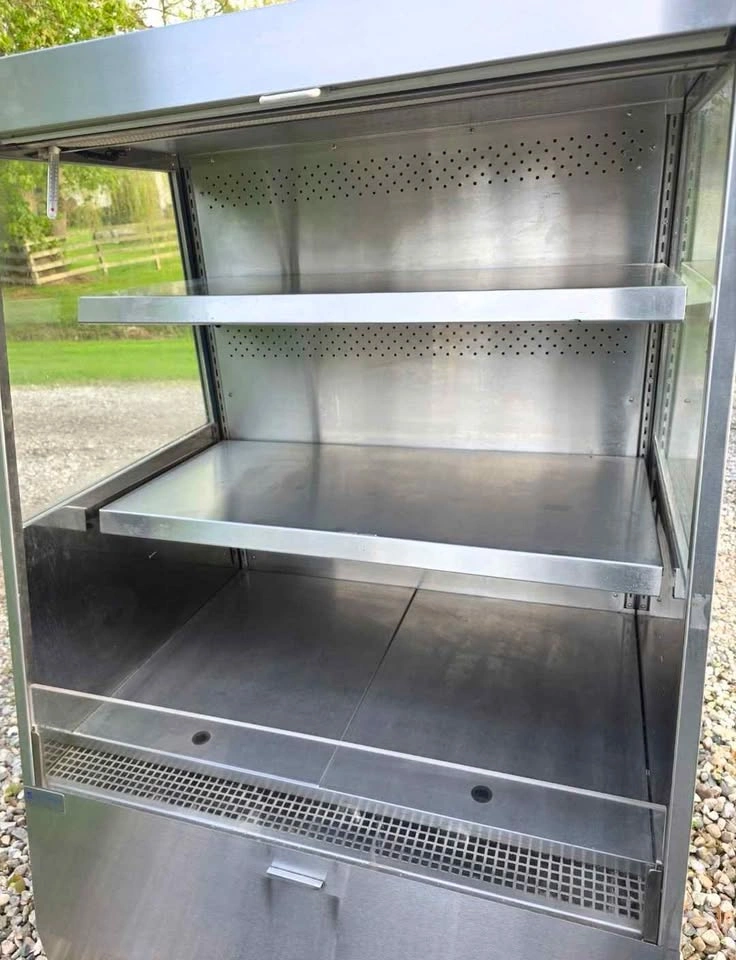 Commercial Stainless Steel Open-Air Merchandiser Refrigerator - photo 5