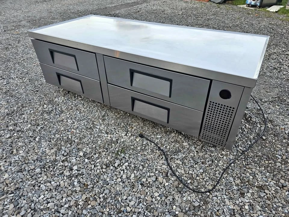 True TRCB-72 72" Four-Drawer Commercial Refrigerated Chef Base