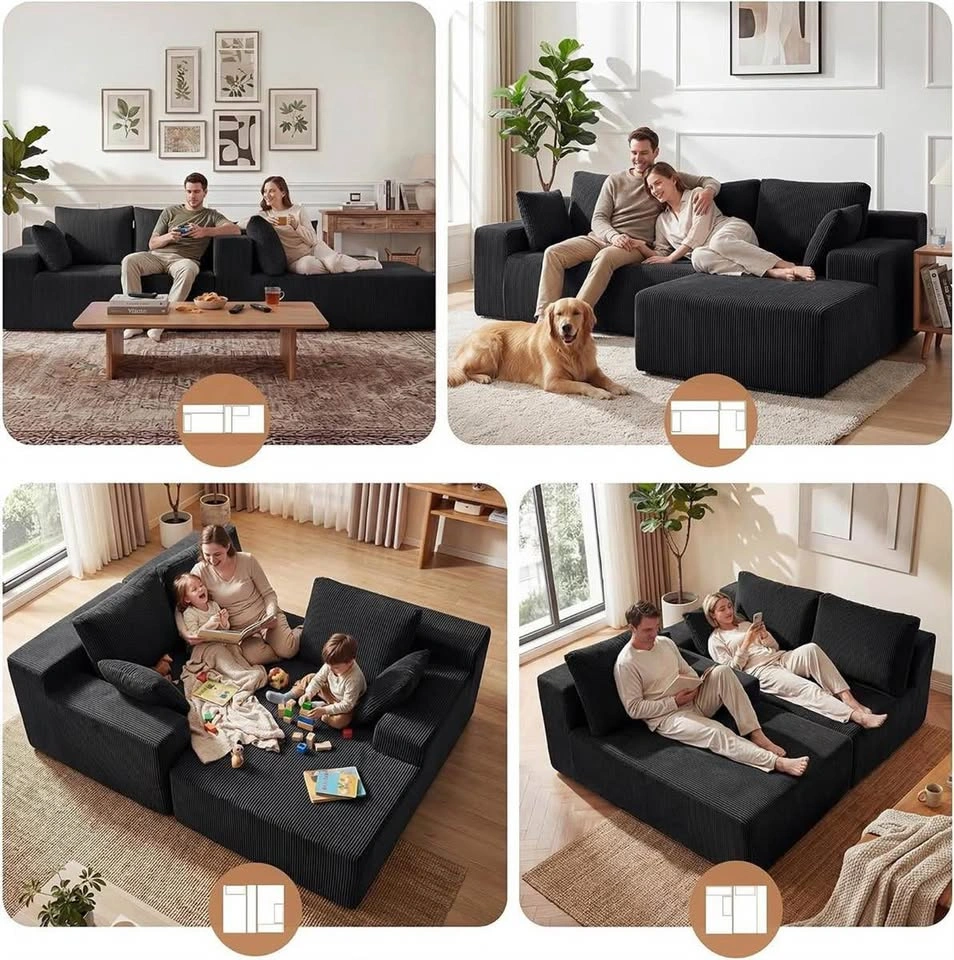 BN-Cloud Sectional Boneless Couches worth 2100$ - photo 2