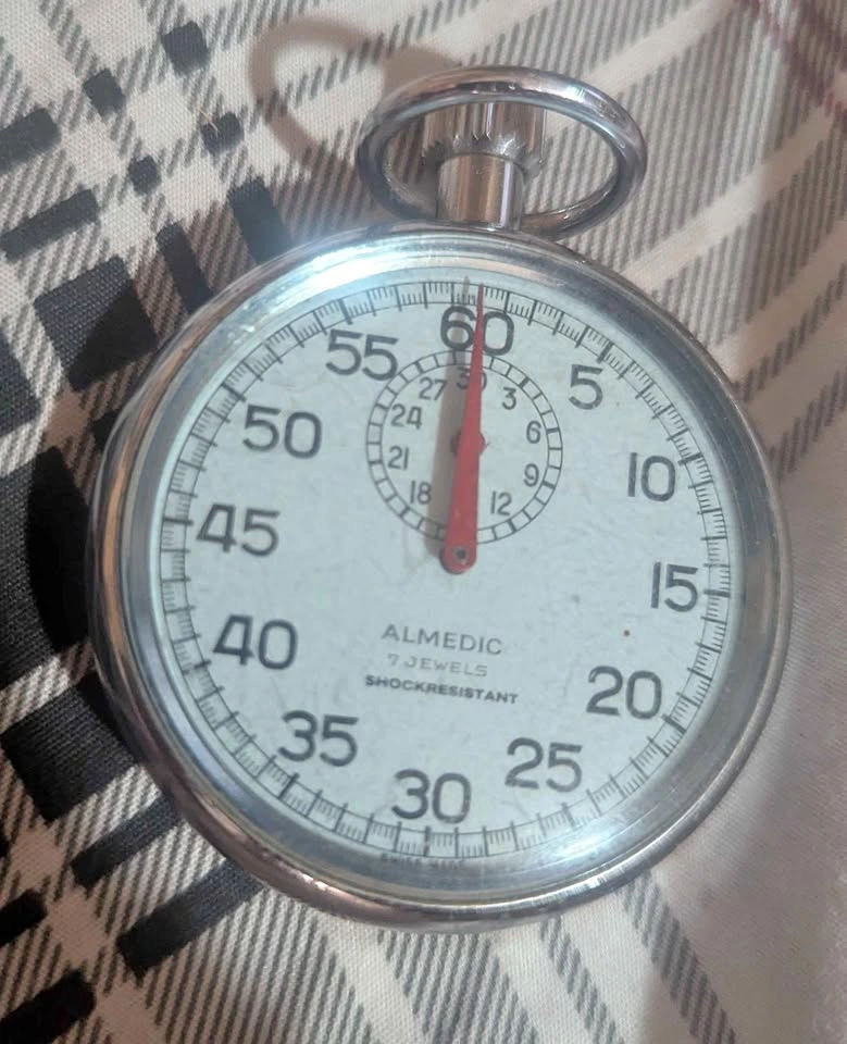 Almedic 7 Jewels Stopwatch