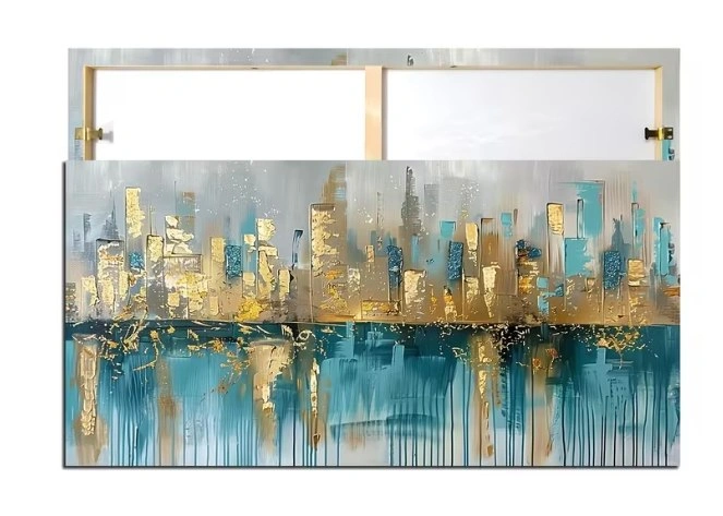NEW Wall Art, 20x40 inches Framed Painting - photo 3