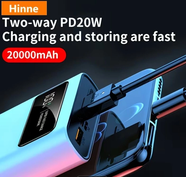 BRAND NEW Hinne 20,000mAH, 22.5W, PD20W Battery Pack - photo 5
