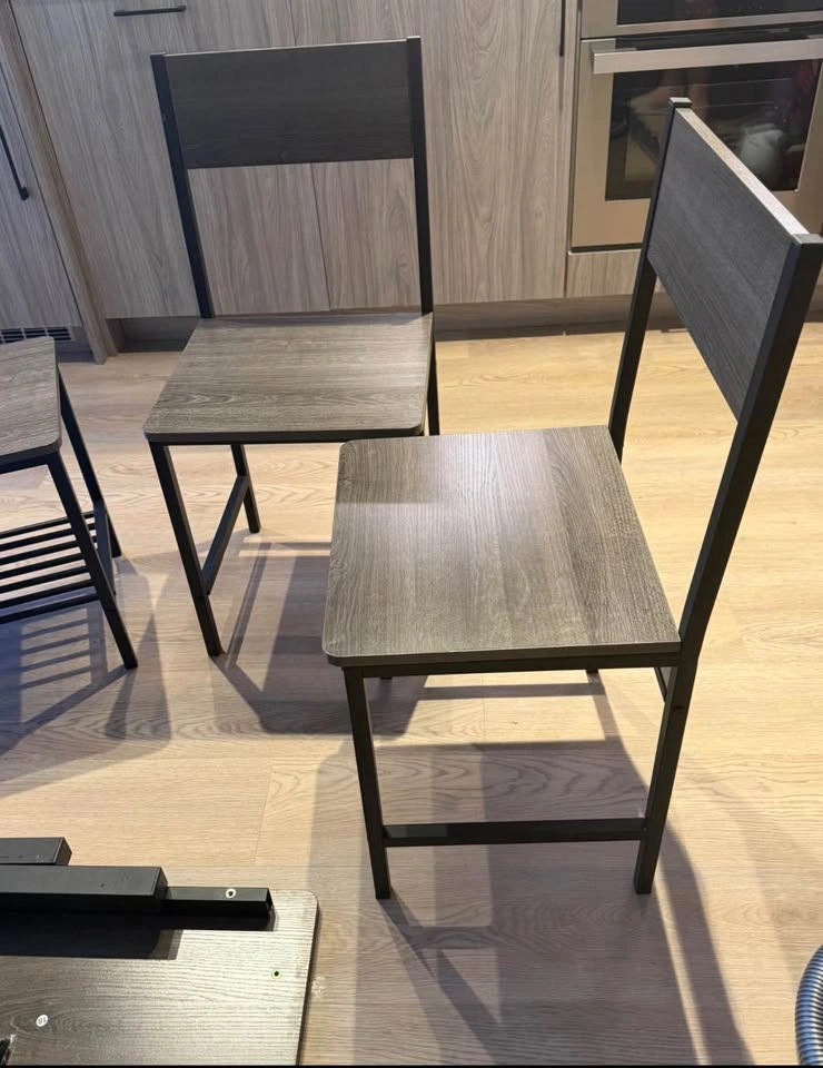 Dining table with chairs and bench - photo 2