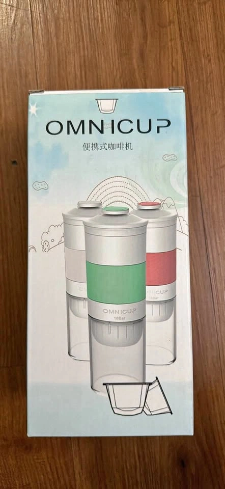 ☕ OMNICUP Portable Coffee Maker – Brand New