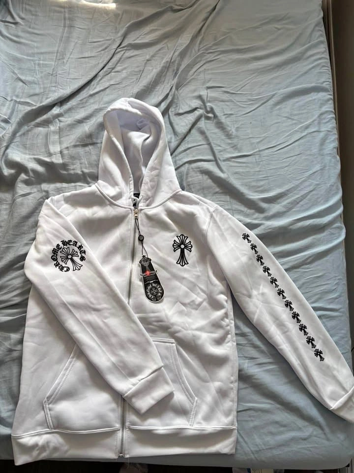 Chrome Hearts Zip-Up Hoodie