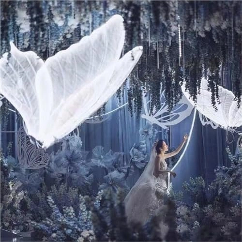 LED Butterfly Floor Lamp Set of 2 (White Light, 24") - photo 5