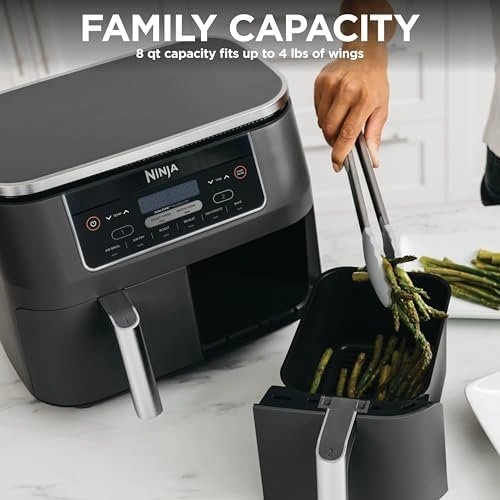 Ninja Foodi Air Fryer, 8 Qt DualZone, 6-in-1, Brand New - photo 3