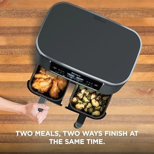 Ninja Foodi Air Fryer, 8 Qt DualZone, 6-in-1, Brand New - photo 5