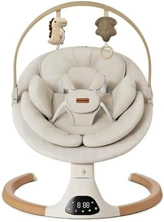 Monamii Baby Swing for Infants with Bluetooth and Music
