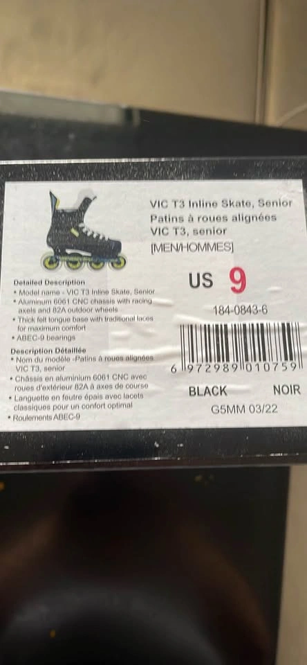 VIC Hockey roller skates NEW - photo 2
