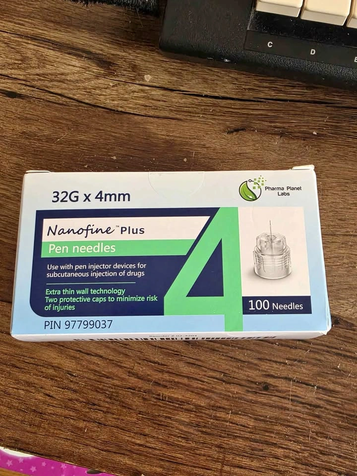 Nanofine Plus Pen Needles 32G x 4mm