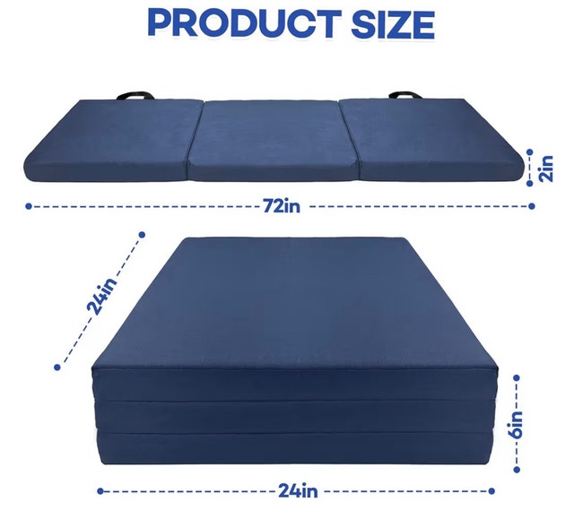 New Foldable Fall Mat 72” x 24” - photo 2
