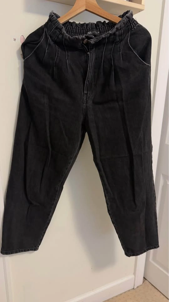Women’s Zara relaxed fit black jeans - photo 2
