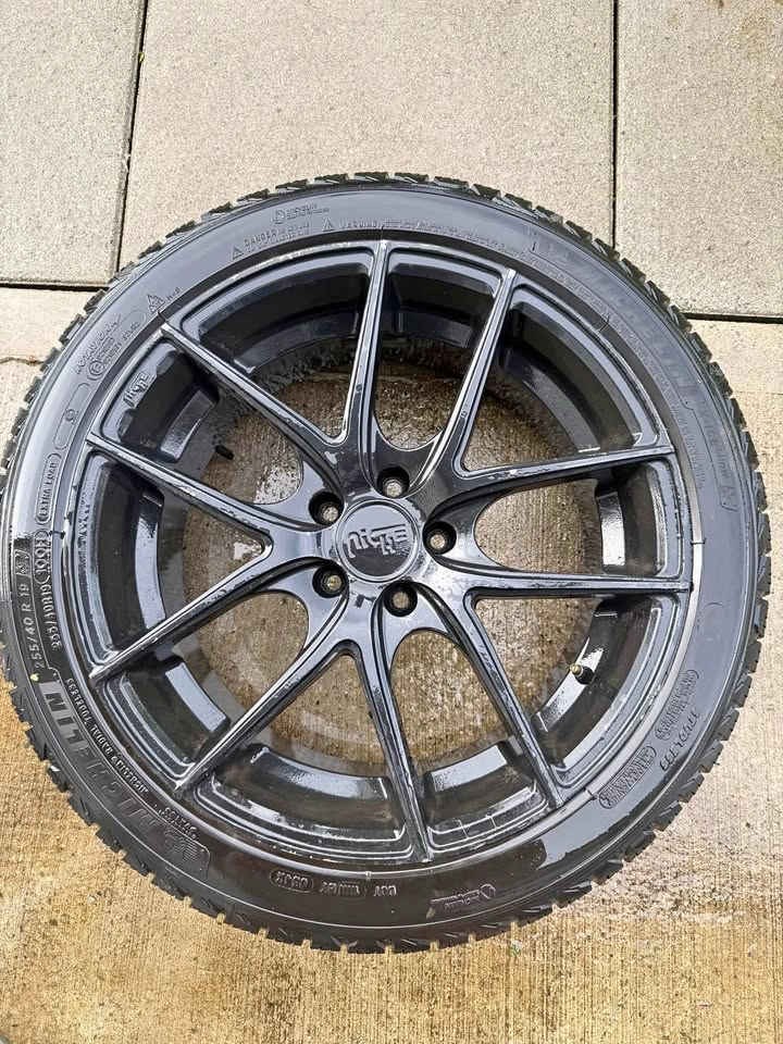 5x112 Niche Rims with Snow Tires