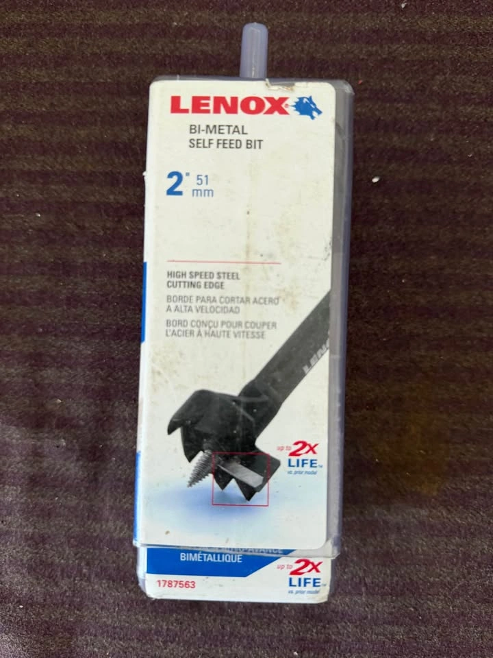 Lenox 2” bimetal self feeding drill bit - photo 2