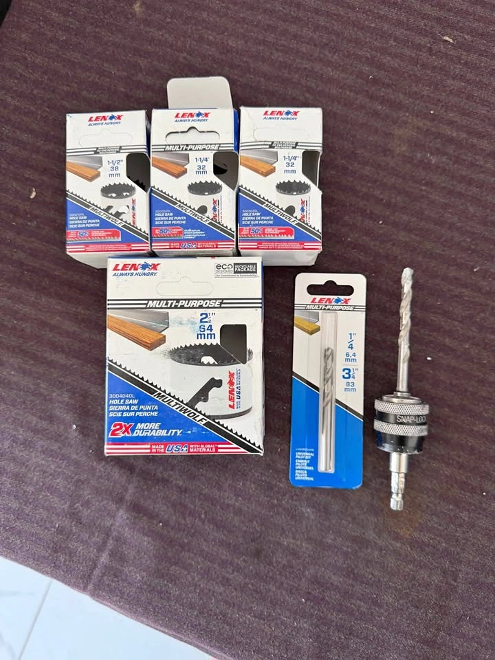 Lenox hole saw set