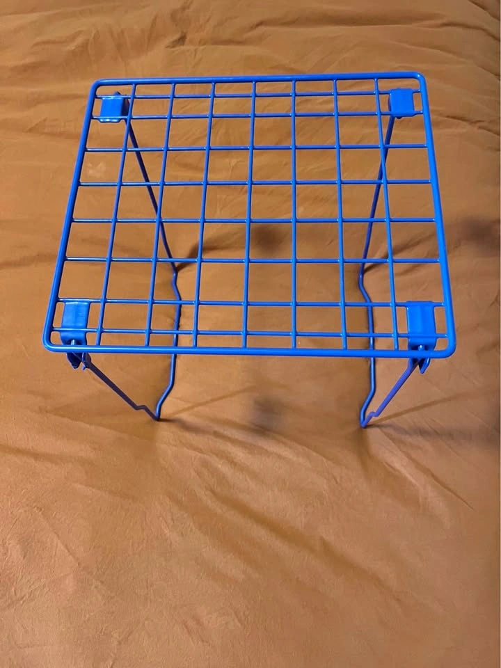 Blue Wire Locker Shelf