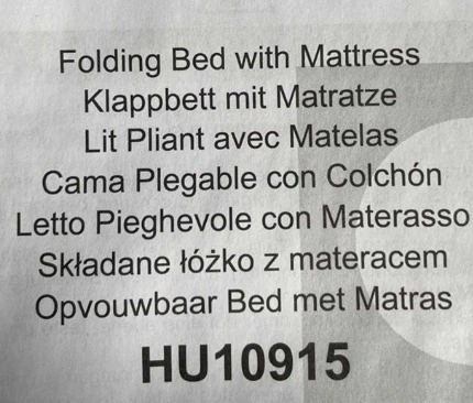 Twin Size Folding bed New in box - photo 5