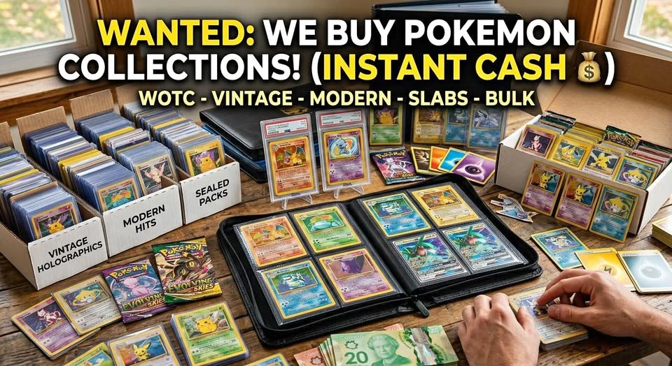 BUYING POKEMON CARDS - Top Cash Paid for Collections