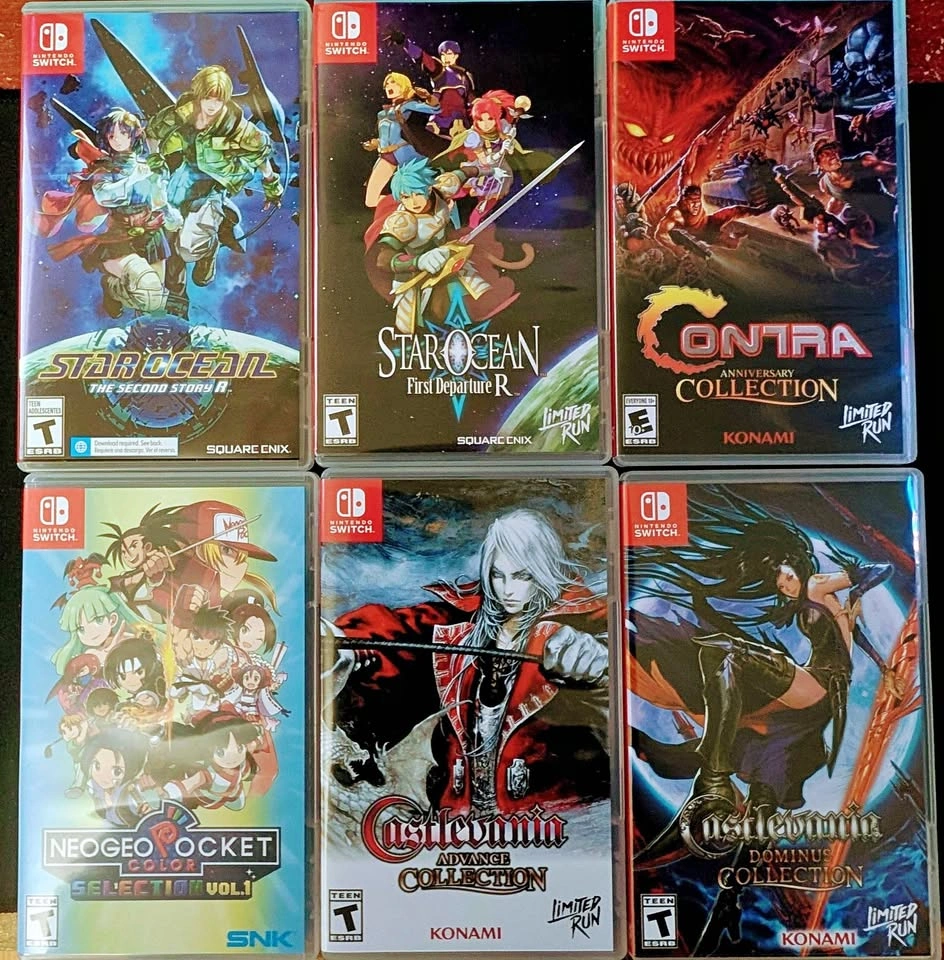 Limited exclusive Nintendo switch games bundle lot
