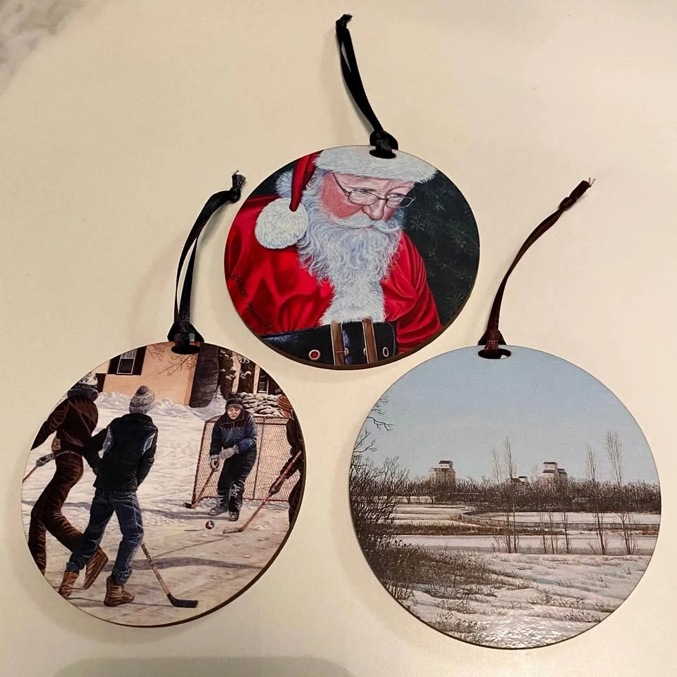 Christmas Ornaments - Yvette Moore Fine Art Moose Jaw