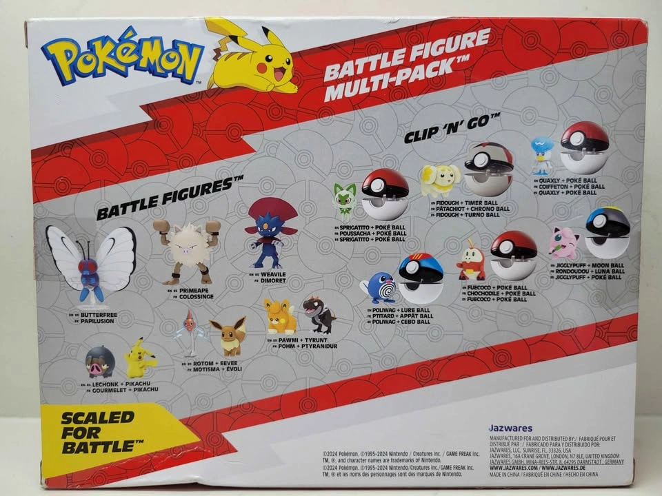 Pokémon Battle Ready Figure Multi-Pack (6-Pack) - photo 2