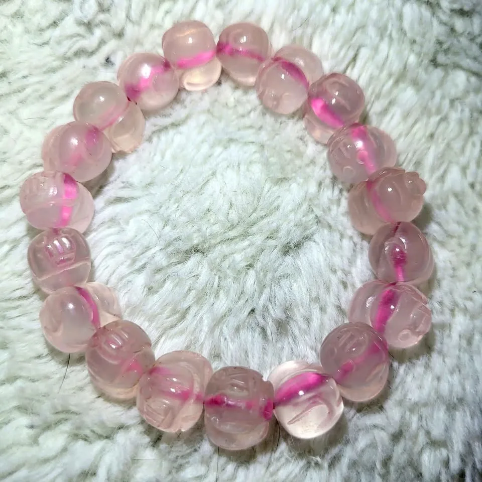 Rose Quartz Pig Bracelet image indicator(4)