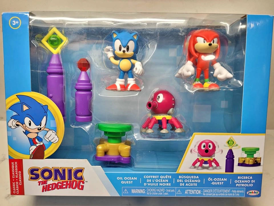 Sonic the Hedgehog 2.5-inch Oil Ocean Quest Diorama Playset