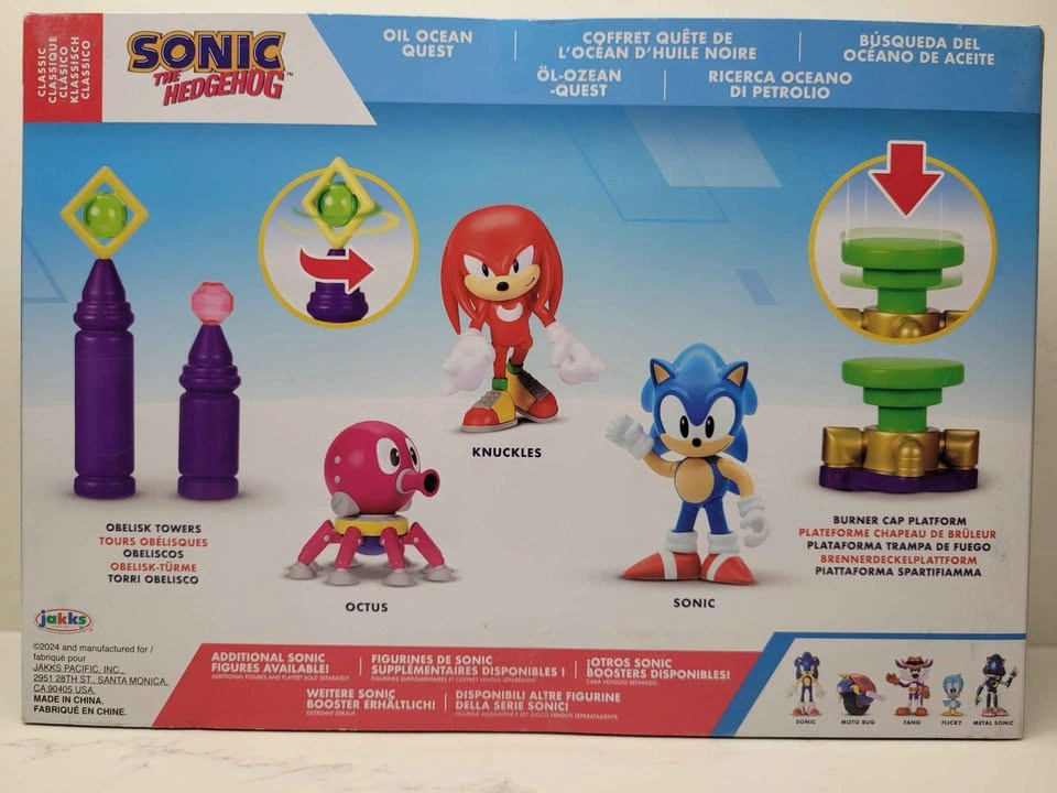 Sonic the Hedgehog 2.5-inch Oil Ocean Quest Diorama Playset - photo 2
