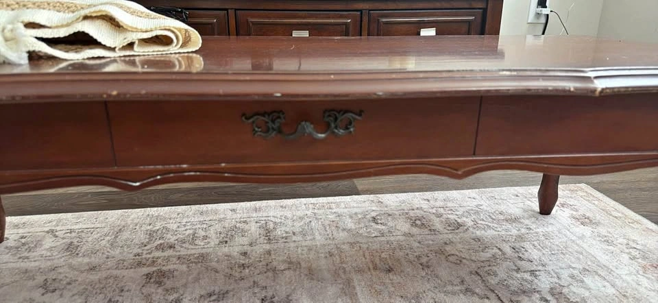 Vintage Wood Coffee Table