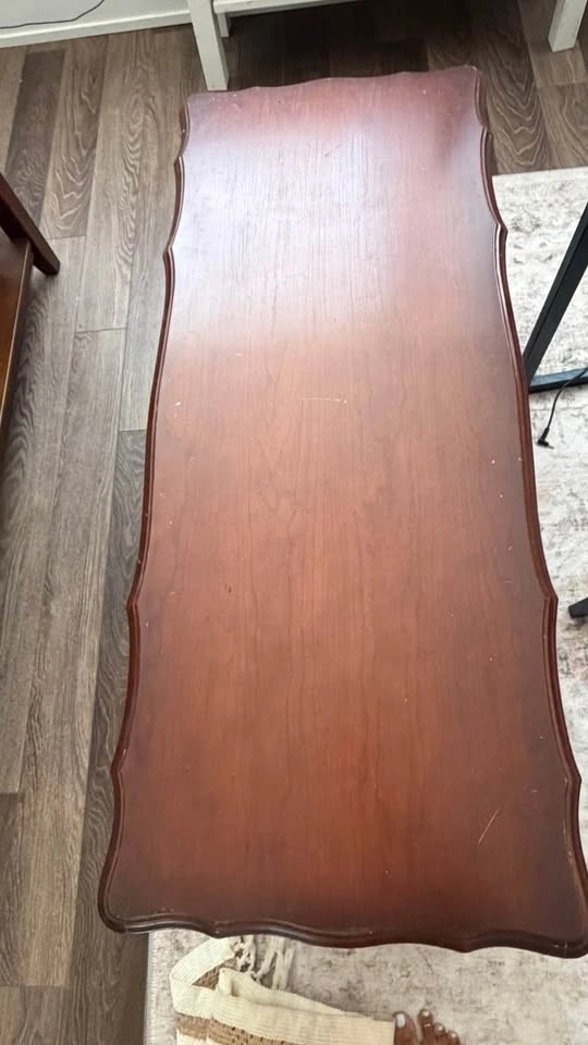 Vintage Wood Coffee Table - photo 2