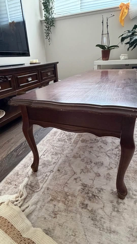 Vintage Wood Coffee Table - photo 3