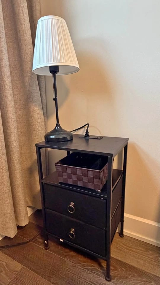 HOOBRO Nightstands with Charging Station