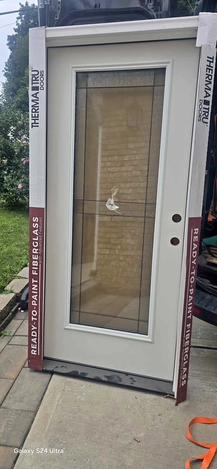 Therma-Tru Fiber Classic Entry Door 36-in x 80-in Fiberglass