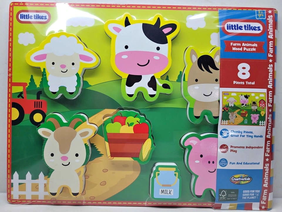 Little Tikes Farm Animals Wood Puzzle