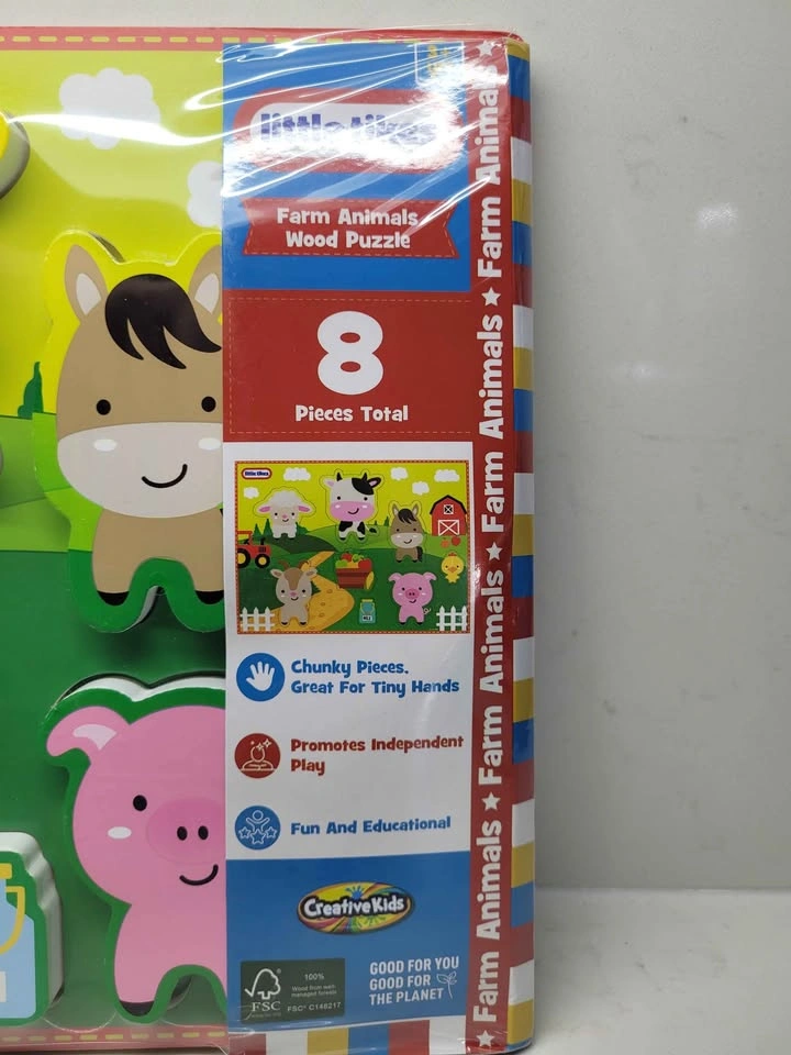 Little Tikes Farm Animals Wood Puzzle - photo 4